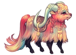 Sunstone Goat unevolved image.