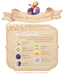 Kickstarterdesignyourownitemtier