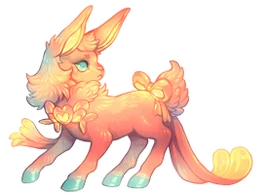 Red Heart Deerbun evolution image.