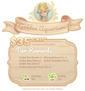 Golden Aquarium Tier
