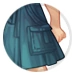 Navy Suspender Skirt thumbnail.