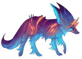 Black Heart Wolfrabbit unevolved image.