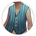 Tailored Vest Blue thumbnail.