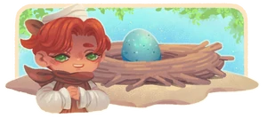 Johaness Finds an Egg