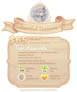 Jeweled Unicorn Tier