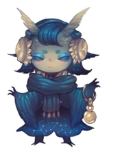 Astra's normal neutral sprite, but with earmuffs, a scarf, and a lantern.