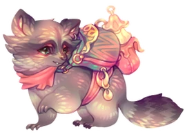 Peddler Raccoon evolution image.