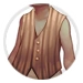 Tailored Vest Brown thumbnail.