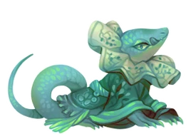 Painted Lizard evolution image.