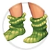 Green Thick Wool Socks thumbnail.