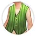 Tailored Vest Green thumbnail.