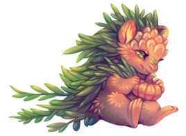 Pinecupine unevolved image.