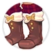Cozy Winter Bowtied Boots thumbnail.