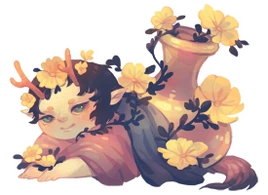 Golden Flower Faun unevolved image.