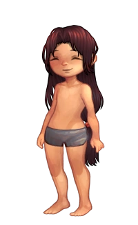 Orchard Historian Tied Long Hair fullbody preview.