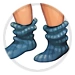 Blue Thick Wool Socks thumbnail.