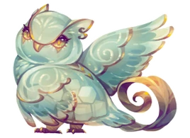 Porcelain Owlet unevolved image.