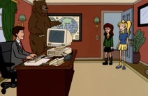 Brittany and Daria visit Mr. Taylor's office
