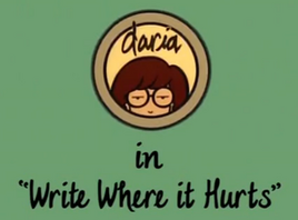 Writewhereithurts