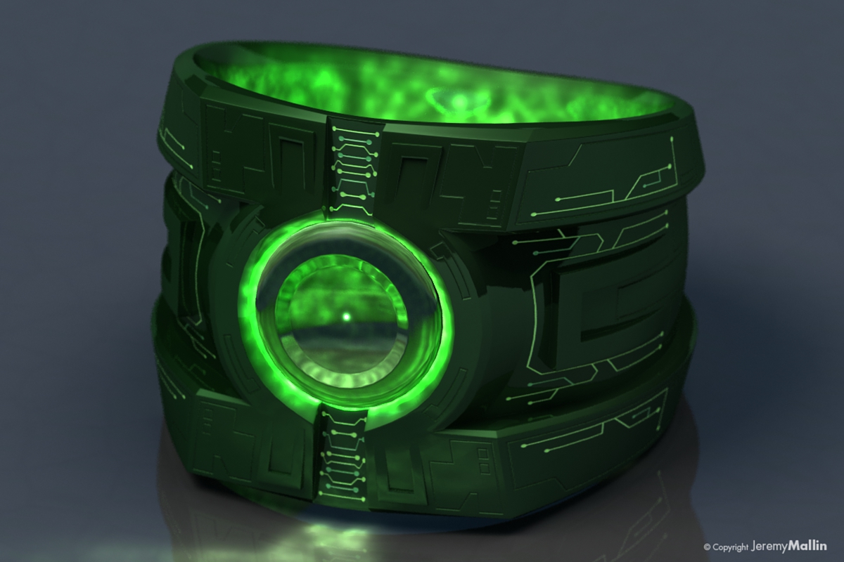 Shout-out to TheRingFoundry on Etsy for their amazing replicas of the Lantern  rings, including a limited movie version of the GL ring. If you like  collecting power rings definitely check them out! :