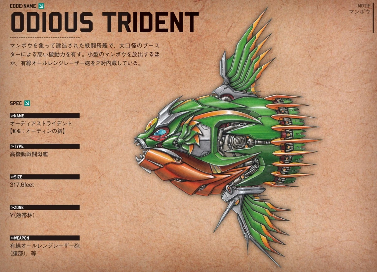 Odious Trident Darius Wiki Fandom