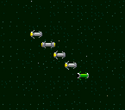 As seen in Darius, Zone F (in a group, includes a green one)