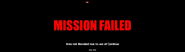 Mission Failed screen