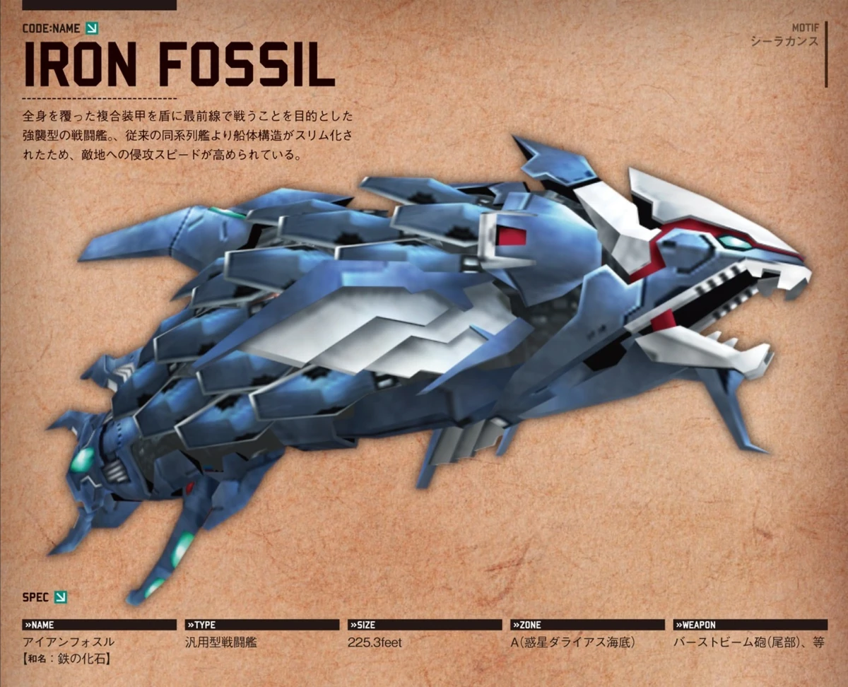 The Iron Fossil From 'Dariusburst Chronicle Saviours' Is Getting A Massive Action Figure