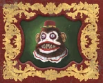 Clown Monkey depiction on a wagon (from Crazy Carnevil)