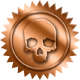 Stats seal bronze icon