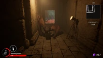 A Vampire Crawling towards the player