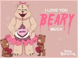 On Valentines Day card