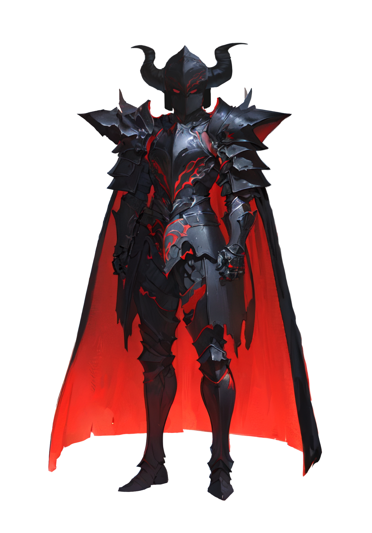 Black knight Character Fantasythemas Mazoku Knight png  PNGEgg