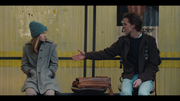 Peter and Charlotte meet as teenagers at the bus stop in September 1987