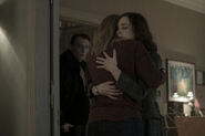 DARK Still 104 - Katharina and Hannah hug