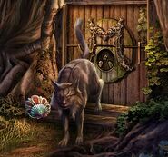 The Lynx Guarding the Door