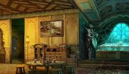 Inside Snow White's Cottage Shrine