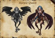 Harpie Queen concept art