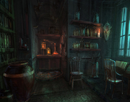 Original alchemist room concept art