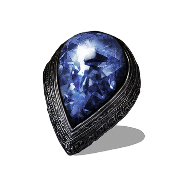 Anillo de lágrima de piedra azul (DSIII)