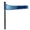Icon human manor flag pole