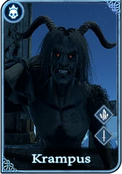 Icon krampus card