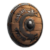 Icon iron-trimmed shield