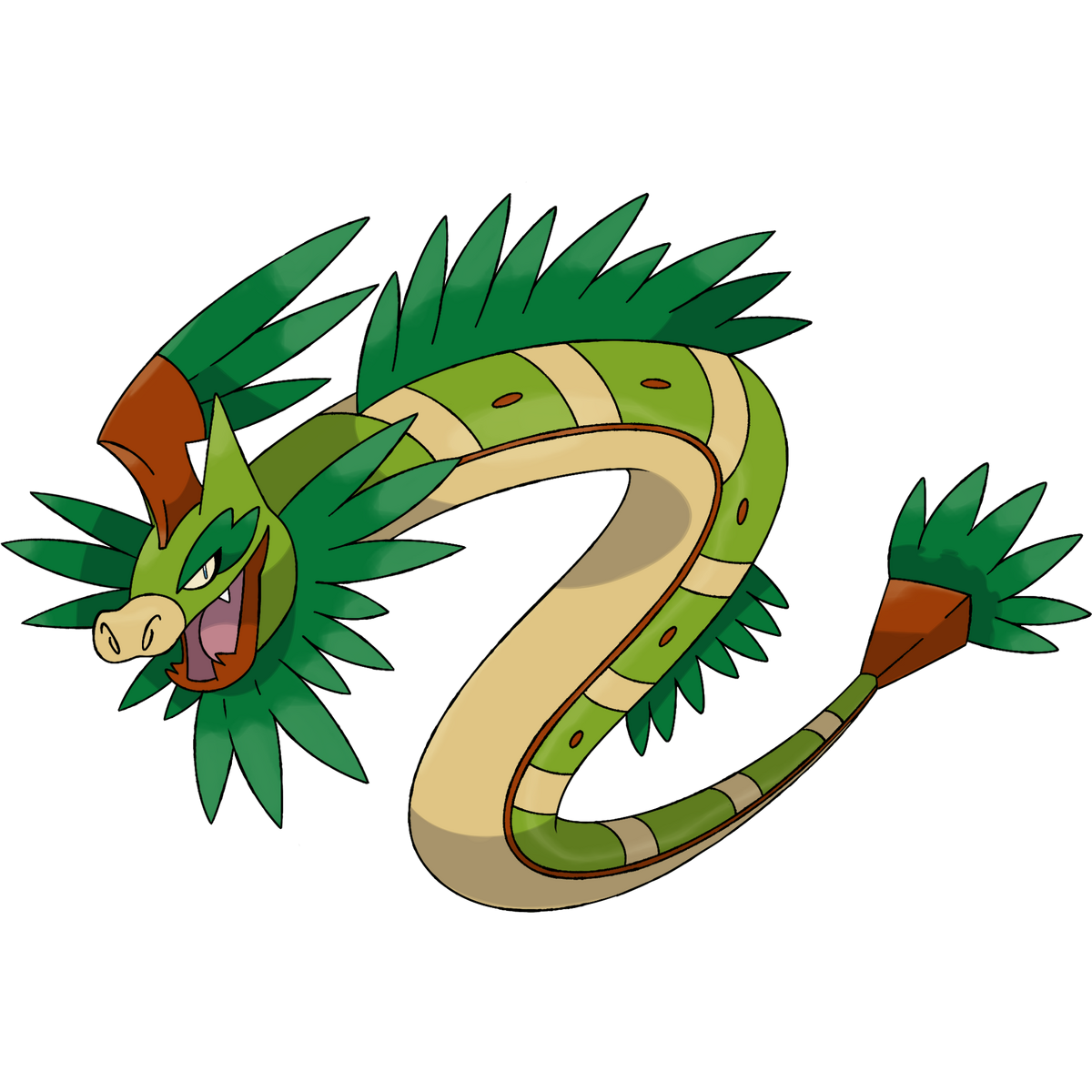 488 - Drakbom (Grass/Dragon) - Fakemon - Metanik