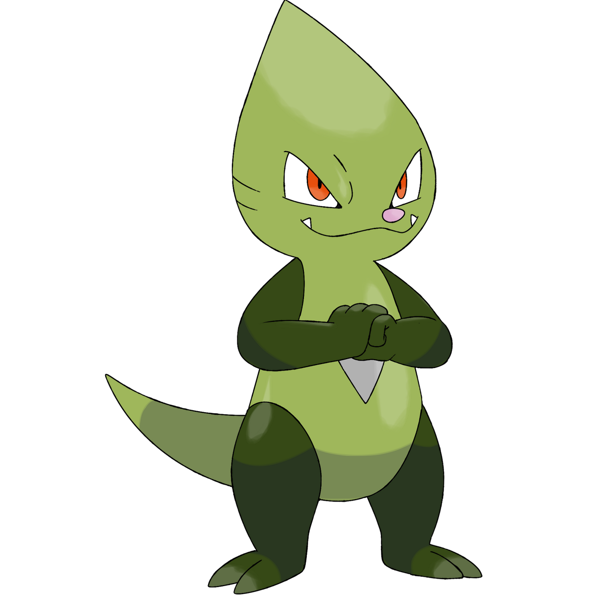 490 - Drakoot (Grass/Dark) 491 - - Fakemon - Metanik