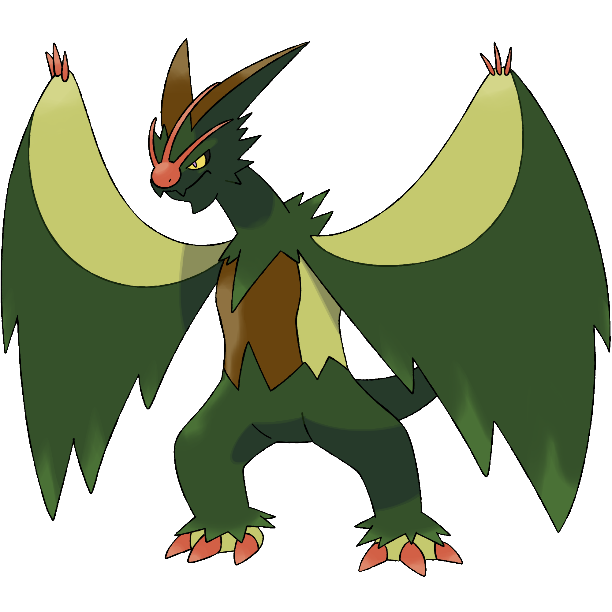 490 - Drakoot (Grass/Dark) 491 - - Fakemon - Metanik