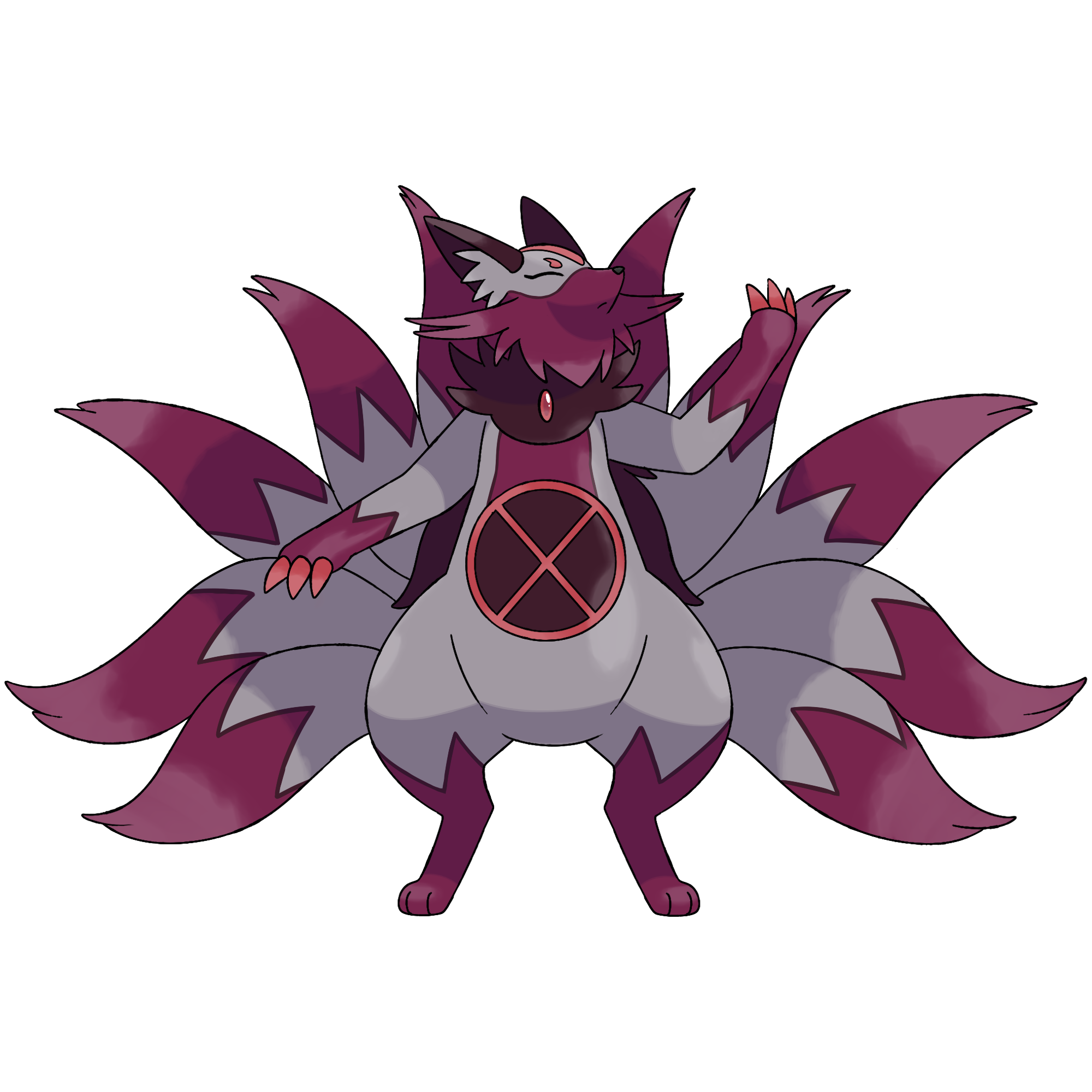 photo Dark Fox Fakemon vulpinna darkandwindie fakemon wiki