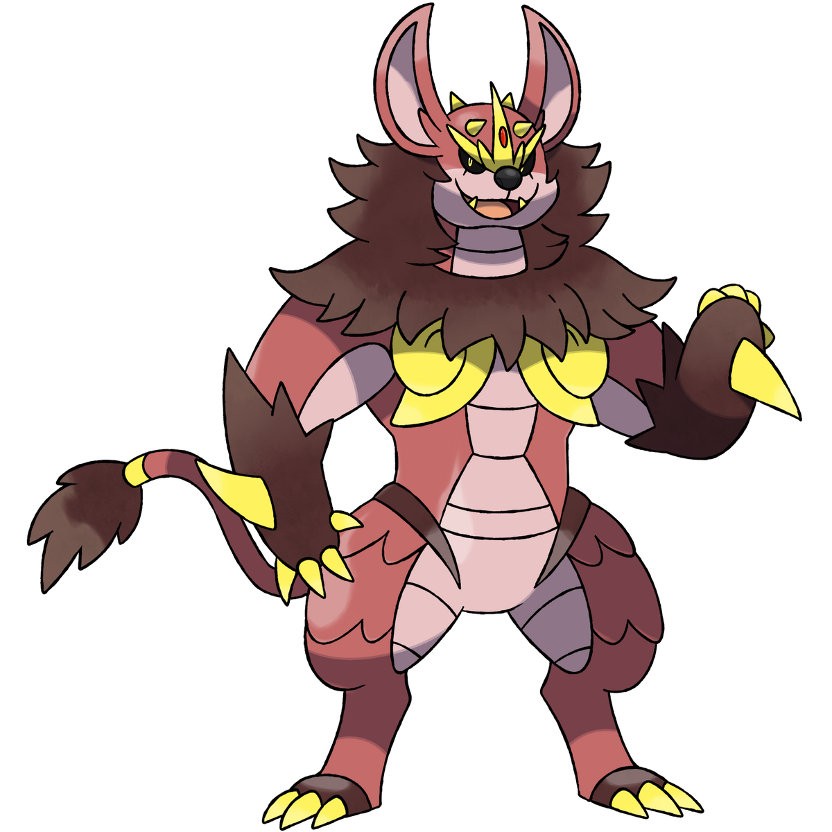 Dark Domain on X: LEGENDARY --- Rhadaneos - Fire/Dragon #fakemon #pokemon  #arcomianarchives  / X