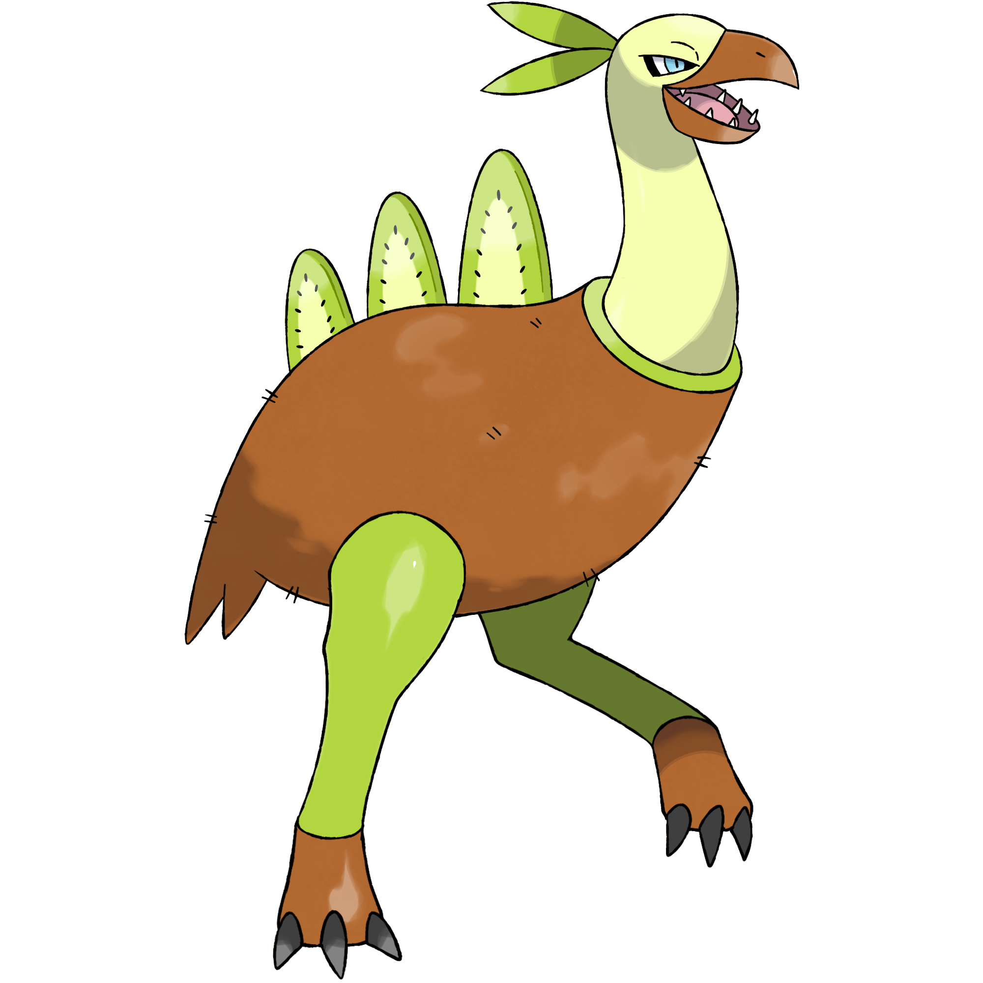 490 - Drakoot (Grass/Dark) 491 - - Fakemon - Metanik