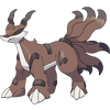 244 - Maohking type: Dark / Fighting Pseudo-legendary #fakemon